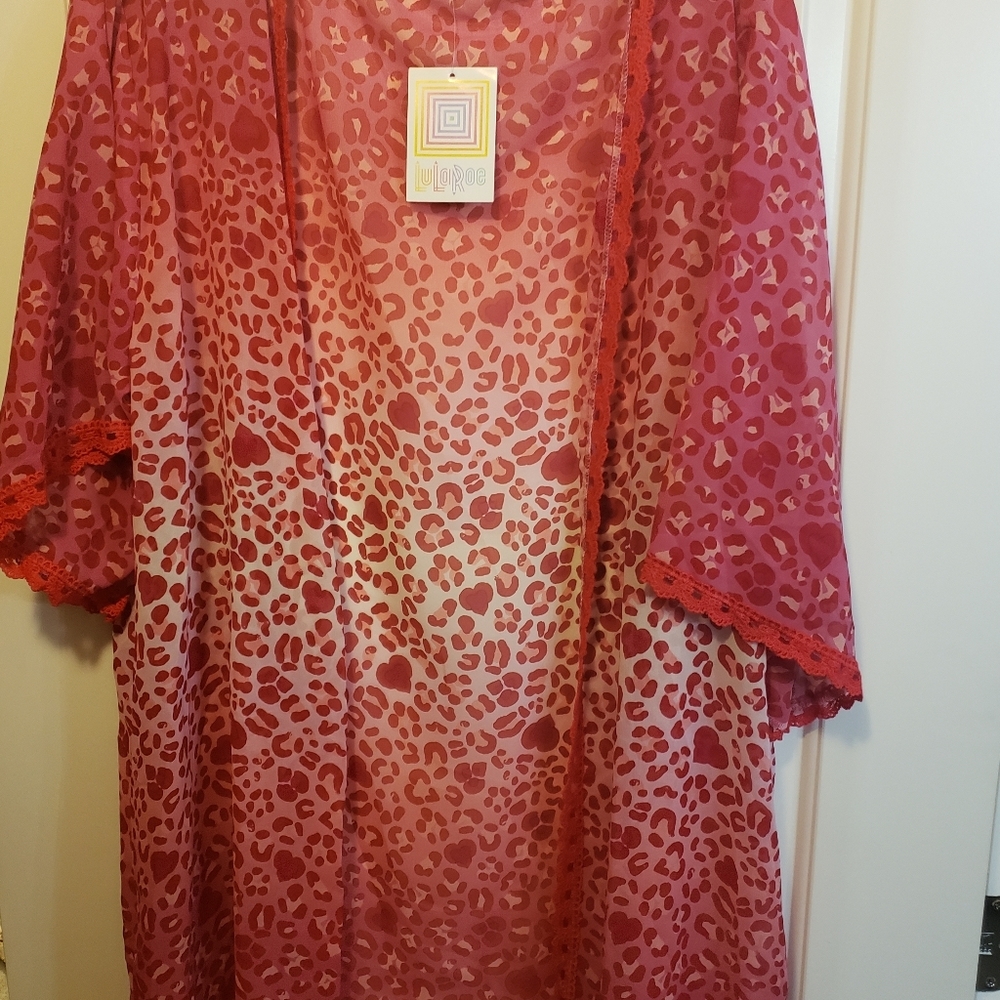LuLaRoe Pink Ombre Leopard Chloe